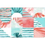 Casa si Gradina - Textile si covoare - Covoare - Covorase baie - Set covorase de baie, L'essentiel Maison, multicolor, 40x60 cm si 60x100 cm, 100% poliester, antiderapant, 323CTW1378 - Infinity.ro