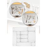 Casa si Gradina - Mobilier - Organizare si depozitare - Organizatoare pentru sertare si dulapuri - Organizator sertar, Aberto Design, plastic, transparent, set dimensiuni multiple - Infinity.ro
