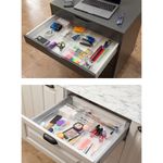 Casa si Gradina - Mobilier - Organizare si depozitare - Organizatoare pentru sertare si dulapuri - Organizator sertar, Aberto Design, plastic, transparent, set dimensiuni multiple - Infinity.ro
