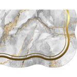 Casa si Gradina - Textile si covoare - Covoare - Covorase baie - Set covorase de baie, L'essentiel Maison, gri, 50x60 cm si 60x100 cm, 100% poliester, antiderapant, 394ANR1594 - Infinity.ro