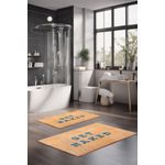 Casa si Gradina - Textile si covoare - Covoare - Covorase baie - Set covorase de baie, L'essentiel Maison, multicolor, 40x60 cm si 60x100 cm, 100% poliester, antiderapant, 323CTW1494 - Infinity.ro