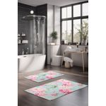 Casa si Gradina - Textile si covoare - Covoare - Covorase baie - Set covorase de baie, L'essentiel Maison, multicolor, 40x60 cm si 60x100 cm, 100% poliester, antiderapant, 323CTW1358 - Infinity.ro