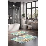 Casa si Gradina - Textile si covoare - Covoare - Covorase baie - Set covorase baie, L'essentiel Maison, multicolor, 40x60 cm si 60x100 cm, 100% poliester, antiderapant, 323CTW1431 - Infinity.ro