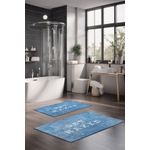 Casa si Gradina - Textile si covoare - Covoare - Covorase baie - Set covorase baie, L'essentiel Maison, multicolor, 40x60 cm si 60x100 cm, 100% poliester, antiderapant, 323CTW1499 - Infinity.ro