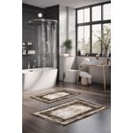 Casa si Gradina - Textile si covoare - Covoare - Covorase baie - Set covorase de baie, L'essentiel Maison, multicolor, 40x60 cm si 60x100 cm, 100% poliester, antiderapant, 323CTW1183 - Infinity.ro