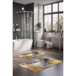Casa si Gradina - Textile si covoare - Covoare - Covorase baie - Set covorase de baie, L'essentiel Maison, multicolor, 40x60 cm si 60x100 cm, 100% poliester, antiderapant, 323CTW1523 - Infinity.ro
