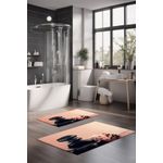 Casa si Gradina - Textile si covoare - Covoare - Covorase baie - Set covorase baie, L'essentiel Maison, multicolor, 40x60 cm si 60x100 cm, 100% poliester, antiderapant, 323CTW1286 - Infinity.ro
