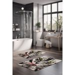 Casa si Gradina - Textile si covoare - Covoare - Covorase baie - Set covorase de baie, L'essentiel Maison, multicolor, 40x60 cm si 60x100 cm, 100% poliester, antiderapant, 323CTW1209 - Infinity.ro