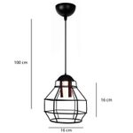 Casa si Gradina - Corpuri si surse de iluminat - Lustre si pendule - Candelabru, Opviq, metal, negru, inaltime 120 cm, 780SGN4729 - Infinity.ro