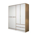 Casa si Gradina - Mobilier - Dulapuri si sifoniere - Sifoniere - Sifonier, Hanah Home, pal melaminat, dore, 185x208x52 cm - Infinity.ro