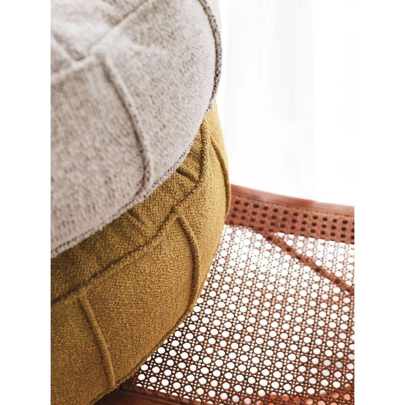 Casa si Gradina - Textile si covoare - Perne si pilote - Perne decorative - Perna decorativa, Hanah Home, galben, 60x60x20 cm, 100% teddy - Infinity.ro
