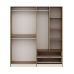 Casa si Gradina - Mobilier - Dulapuri si sifoniere - Sifoniere - Sifonier, Hanah Home, pal melaminat, dore, 185x208x52 cm - Infinity.ro