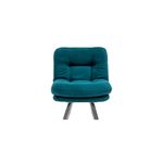 Casa si Gradina - Mobilier - Canapele si coltare - Canapele - Canapea extensibila, Atelier Del Sofa, tesatura moale, verde petrol, cadru metalic, 110x70 cm - Infinity.ro