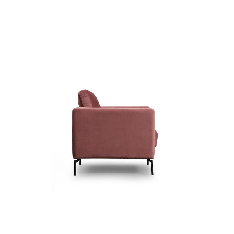 Casa si Gradina - Mobilier - Scaune si fotolii - Fotolii - Fotoliu, Hanah Home, lemn fag si poliester, roz, 81x87x90 cm - Infinity.ro