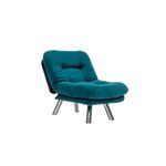 Casa si Gradina - Mobilier - Canapele si coltare - Canapele - Canapea extensibila, Atelier Del Sofa, tesatura moale, verde petrol, cadru metalic, 110x70 cm - Infinity.ro