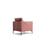 Casa si Gradina - Mobilier - Scaune si fotolii - Fotolii - Fotoliu, Hanah Home, lemn fag si poliester, roz, 81x87x90 cm - Infinity.ro