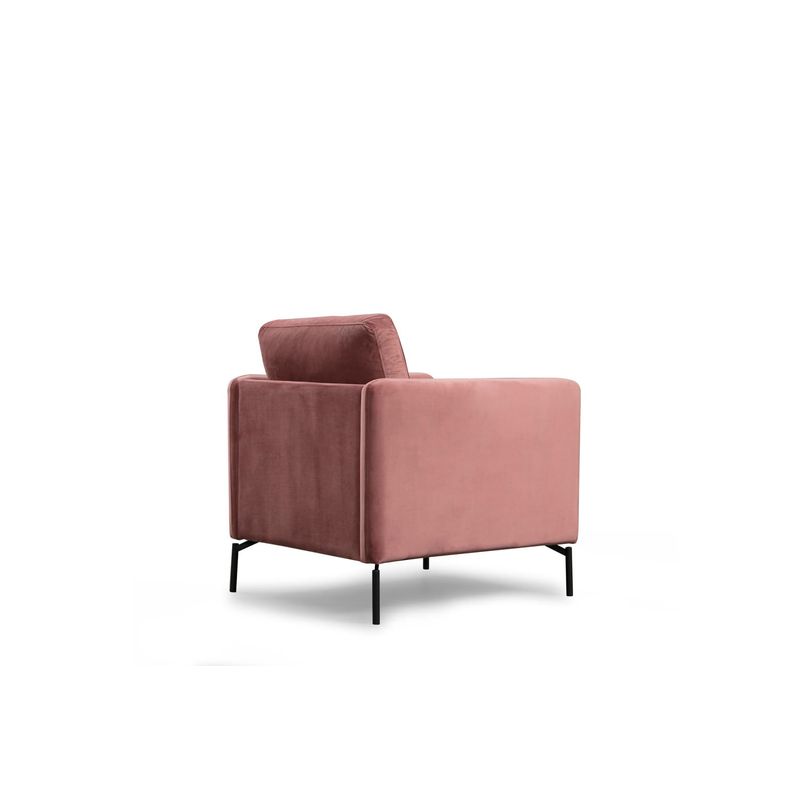 Casa si Gradina - Mobilier - Scaune si fotolii - Fotolii - Fotoliu, Hanah Home, lemn fag si poliester, roz, 81x87x90 cm - Infinity.ro