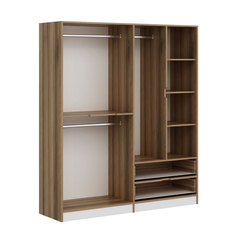 Casa si Gradina - Mobilier - Dulapuri si sifoniere - Sifoniere - Sifonier, Hanah Home, pal melaminat, dore, 185x208x52 cm - Infinity.ro