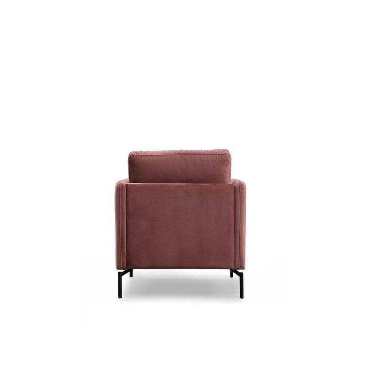 Casa si Gradina - Mobilier - Scaune si fotolii - Fotolii - Fotoliu, Hanah Home, lemn fag si poliester, roz, 81x87x90 cm - Infinity.ro