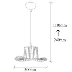 Casa si Gradina - Corpuri si surse de iluminat - Lustre si pendule - Candelabru, Opviq, metal, negru, diametru 30 cm, inaltime reglabila - Infinity.ro