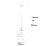 Casa si Gradina - Corpuri si surse de iluminat - Lustre si pendule - Lustra, Opviq, metal, fumuriu, 14x14x118 cm - Infinity.ro