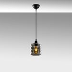 Casa si Gradina - Corpuri si surse de iluminat - Lustre si pendule - Lustra, Opviq, metal, fumuriu, 14x14x118 cm - Infinity.ro