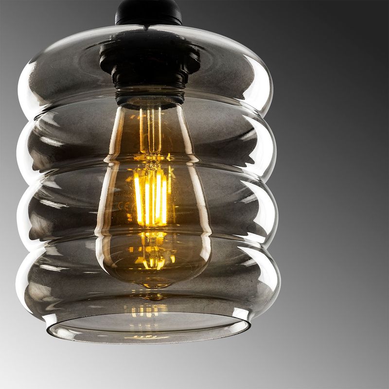 Casa si Gradina - Corpuri si surse de iluminat - Lustre si pendule - Lustra, Opviq, metal, fumuriu, 14x14x118 cm - Infinity.ro