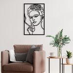 Casa si Gradina - Decoratiuni - Decoratiuni perete - Accesoriu decorativ de perete, Wallxpert, metal, negru, 34x52 cm - Infinity.ro