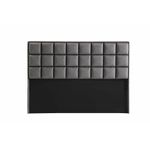 Casa si Gradina - Mobilier - Saltele si somiere - Somiere - Somiera cu tablie, Hanah Home, pal melaminat, gri, 160x200 cm, 771MND1806 - Infinity.ro