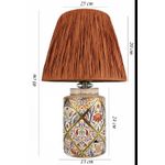 Casa si Gradina - Corpuri si surse de iluminat - Veioze si lampi - Veioze - Veioza, Opviq, ceramica, maro, 40 cm - Infinity.ro