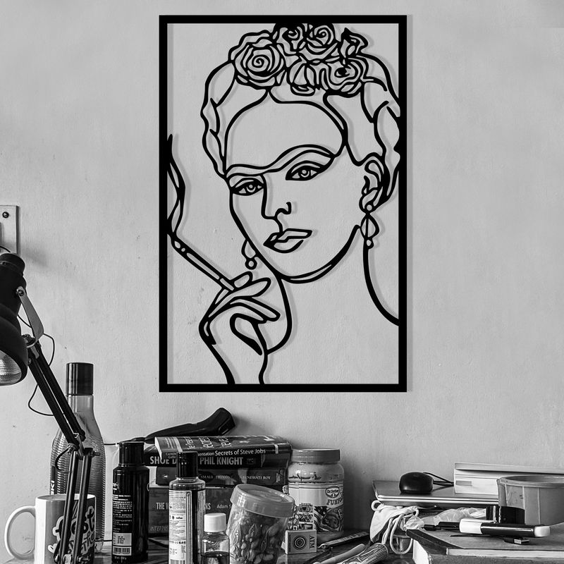 Casa si Gradina - Decoratiuni - Decoratiuni perete - Accesoriu decorativ de perete, Wallxpert, metal, negru, 34x52 cm - Infinity.ro