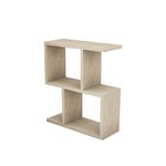 Casa si Gradina - Mobilier - Mese si birouri - Mese living - Masa laterala, Hanah Home, PAL melaminat, travertin, 45x17x51.4 cm - Infinity.ro