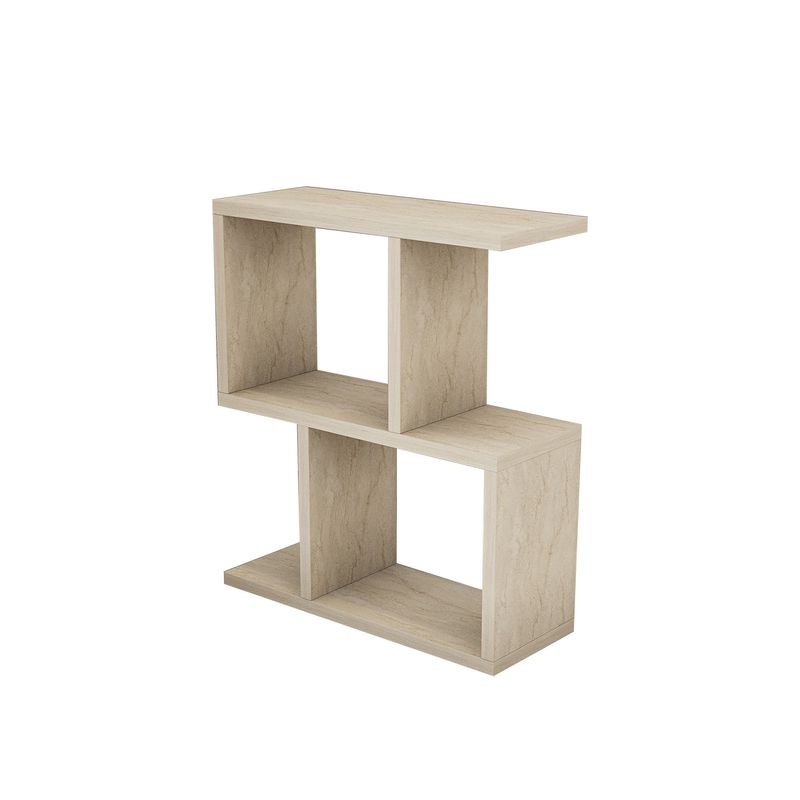 Casa si Gradina - Mobilier - Mese si birouri - Mese living - Masa laterala, Hanah Home, PAL melaminat, travertin, 45x17x51.4 cm - Infinity.ro
