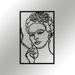 Casa si Gradina - Decoratiuni - Decoratiuni perete - Accesoriu decorativ de perete, Wallxpert, metal, negru, 34x52 cm - Infinity.ro