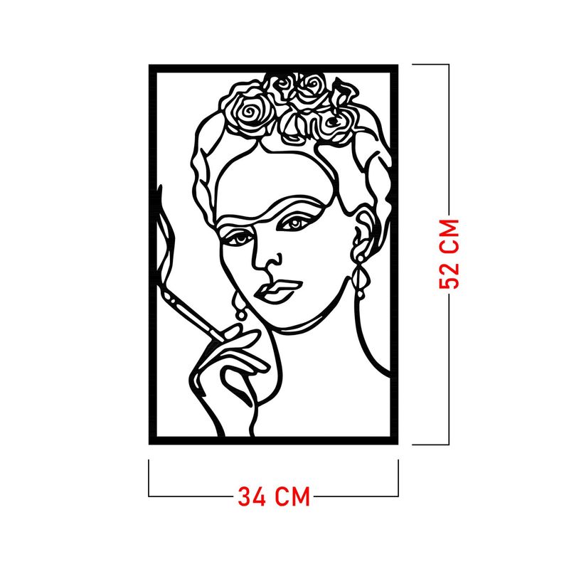 Casa si Gradina - Decoratiuni - Decoratiuni perete - Accesoriu decorativ de perete, Wallxpert, metal, negru, 34x52 cm - Infinity.ro