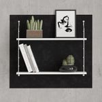 Casa si Gradina - Mobilier - Biblioteci si rafturi - Rafturi - Raft de perete, Hanah Home, pal melaminat, alb, 72x20x58 cm - Infinity.ro