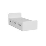 Casa si Gradina - Mobilier - Saltele si somiere - Somiere - Somiera, Hanah Home, pal melaminat, alb, 91x193.6x71.5 cm - Infinity.ro