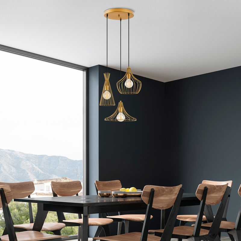 Casa si Gradina - Corpuri si surse de iluminat - Lustre si pendule - Candelabru, Opviq, metal, auriu, 55x113 cm - Infinity.ro