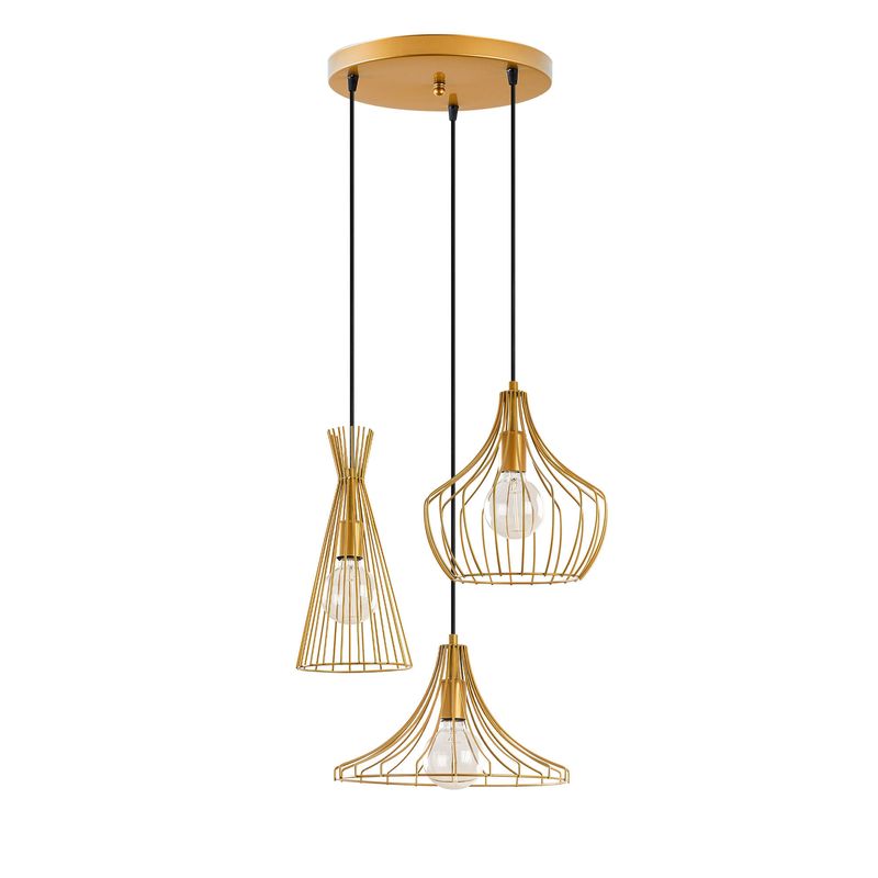 Casa si Gradina - Corpuri si surse de iluminat - Lustre si pendule - Candelabru, Opviq, metal, auriu, 55x113 cm - Infinity.ro