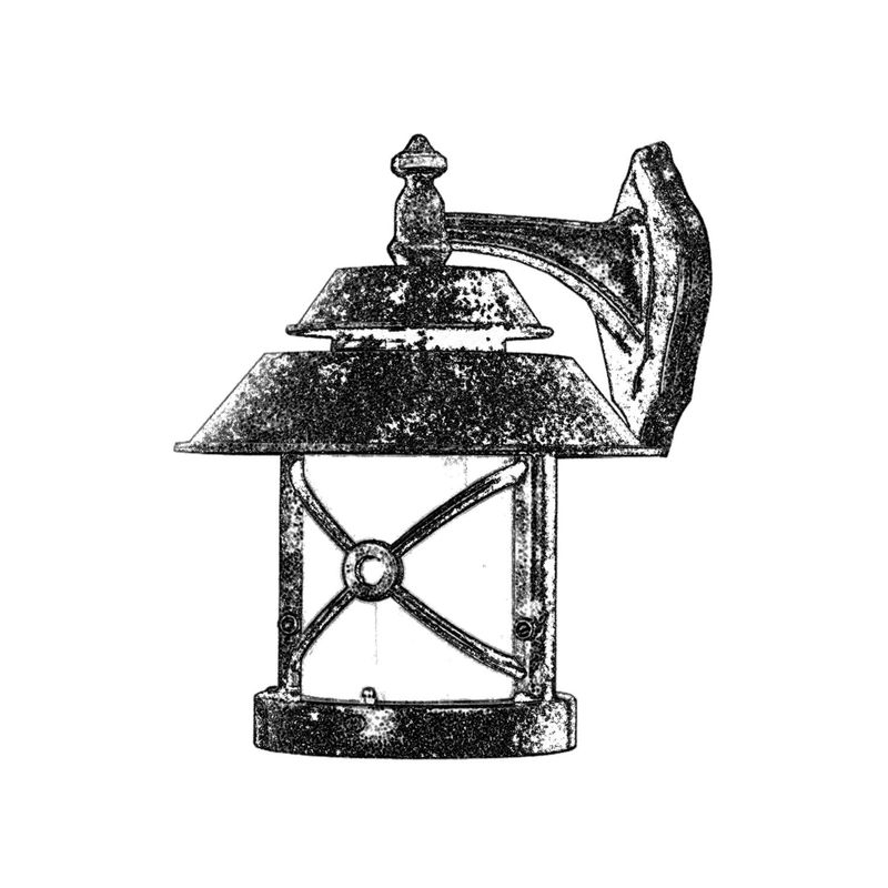 Casa si Gradina - Corpuri si surse de iluminat - Iluminat exterior - Lanterne - Lampa de perete exterior, Opviq, abs, maro, 30x26 cm - Infinity.ro