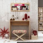 Casa si Gradina - Mobilier - Comode si corpuri - Comode - Comoda, Hanah Home, pal melaminat, stejar, 80x30x82 cm - Infinity.ro