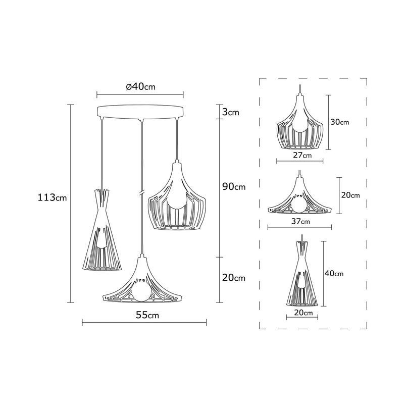 Casa si Gradina - Corpuri si surse de iluminat - Lustre si pendule - Candelabru, Opviq, metal, auriu, 55x113 cm - Infinity.ro