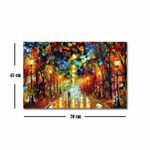 Casa si Gradina - Decoratiuni - Tablouri - Tablou canvas decorativ, Wallxpert, panza suede, multicolor, 45x70 cm, rama lemn, 249CVT1463 - Infinity.ro