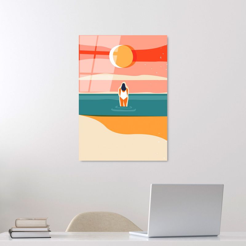 Casa si Gradina - Decoratiuni - Tablouri - Tablou decorativ din sticla, Wallxpert, multicolor, 45x65 cm, sticla calita - Infinity.ro