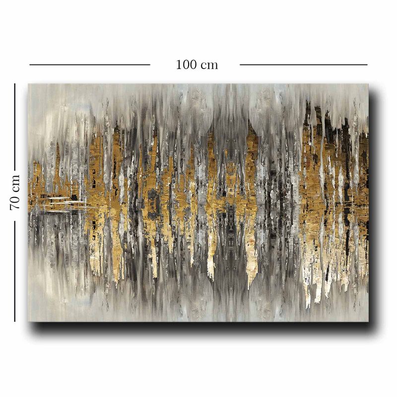 Casa si Gradina - Decoratiuni - Tablouri - Tablou decorativ, Wallxpert, panza, multicolor, rama lemn de pin, 70x100 cm - Infinity.ro