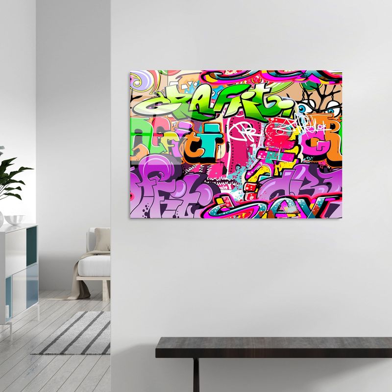 Casa si Gradina - Decoratiuni - Tablouri - Tablou decorativ din sticla, Wallxpert, sticla temperata, multicolor, 70x100 cm, 123BZM2224 - Infinity.ro