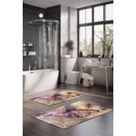 Casa si Gradina - Textile si covoare - Covoare - Covorase baie - Set covorase de baie, L'essentiel Maison, multicolor, 40x60 cm si 60x100 cm, 100% poliester, antiderapant, 323CTW1268 - Infinity.ro