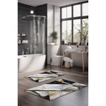 Casa si Gradina - Textile si covoare - Covoare - Covorase baie - Set covorase de baie, L'essentiel Maison, multicolor, 40x60 cm si 60x100 cm, 100% poliester, antiderapant, 323CTW1155 - Infinity.ro
