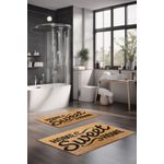 Casa si Gradina - Textile si covoare - Covoare - Covorase baie - Set covorase de baie, L'essentiel Maison, multicolor, 40x60 cm si 60x100 cm, 100% poliester, antiderapant, 323CTW1257 - Infinity.ro