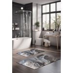 Casa si Gradina - Textile si covoare - Covoare - Covorase baie - Set covorase baie, L'essentiel Maison, multicolor, 40x60 cm, 60x100 cm, 100% poliester, antiderapant, 323CTW1137 - Infinity.ro